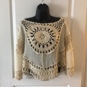 OS boho beach cover up